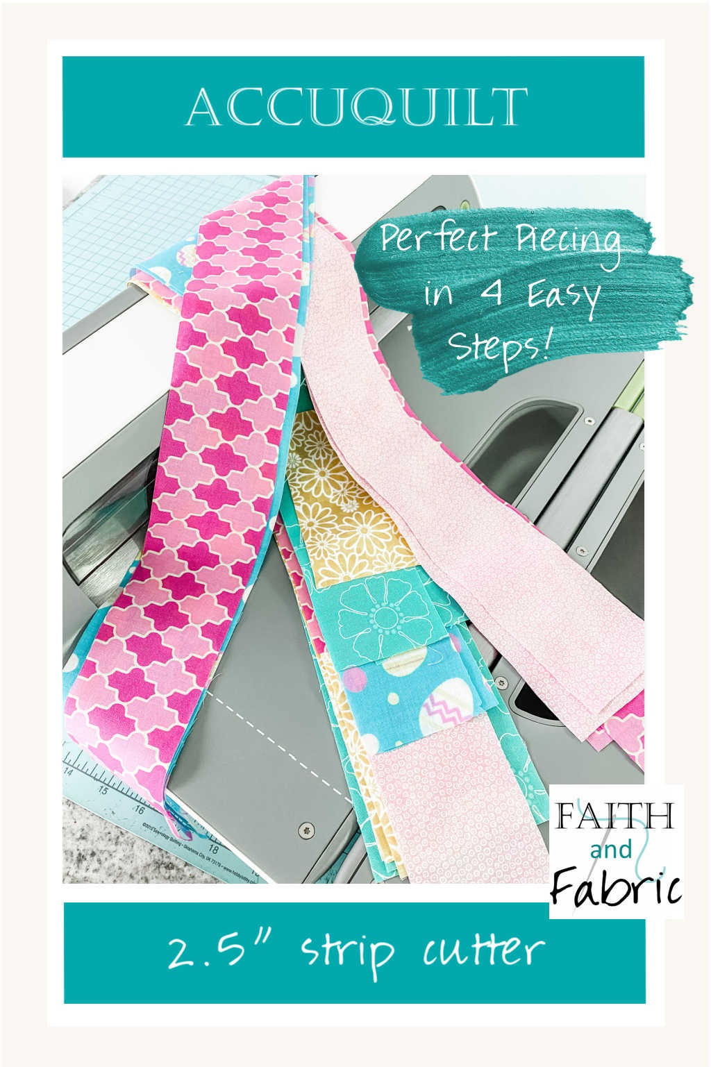 How to use the Accuquilt Go Big for Strip Binding – Faith and Fabric